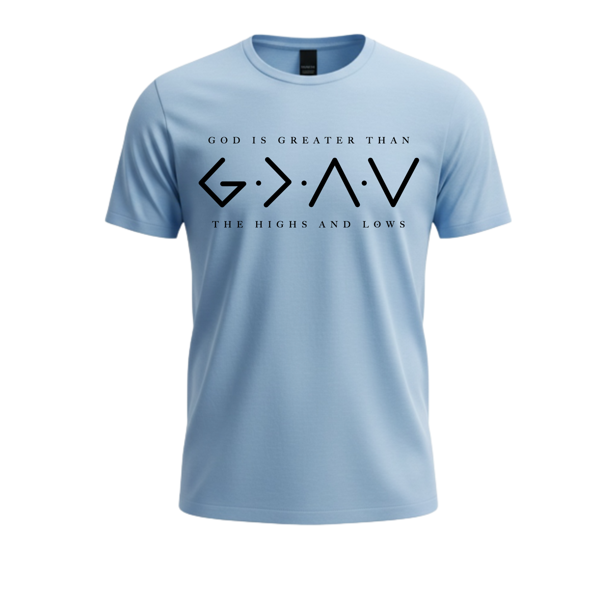God is greater graphic T-shirt