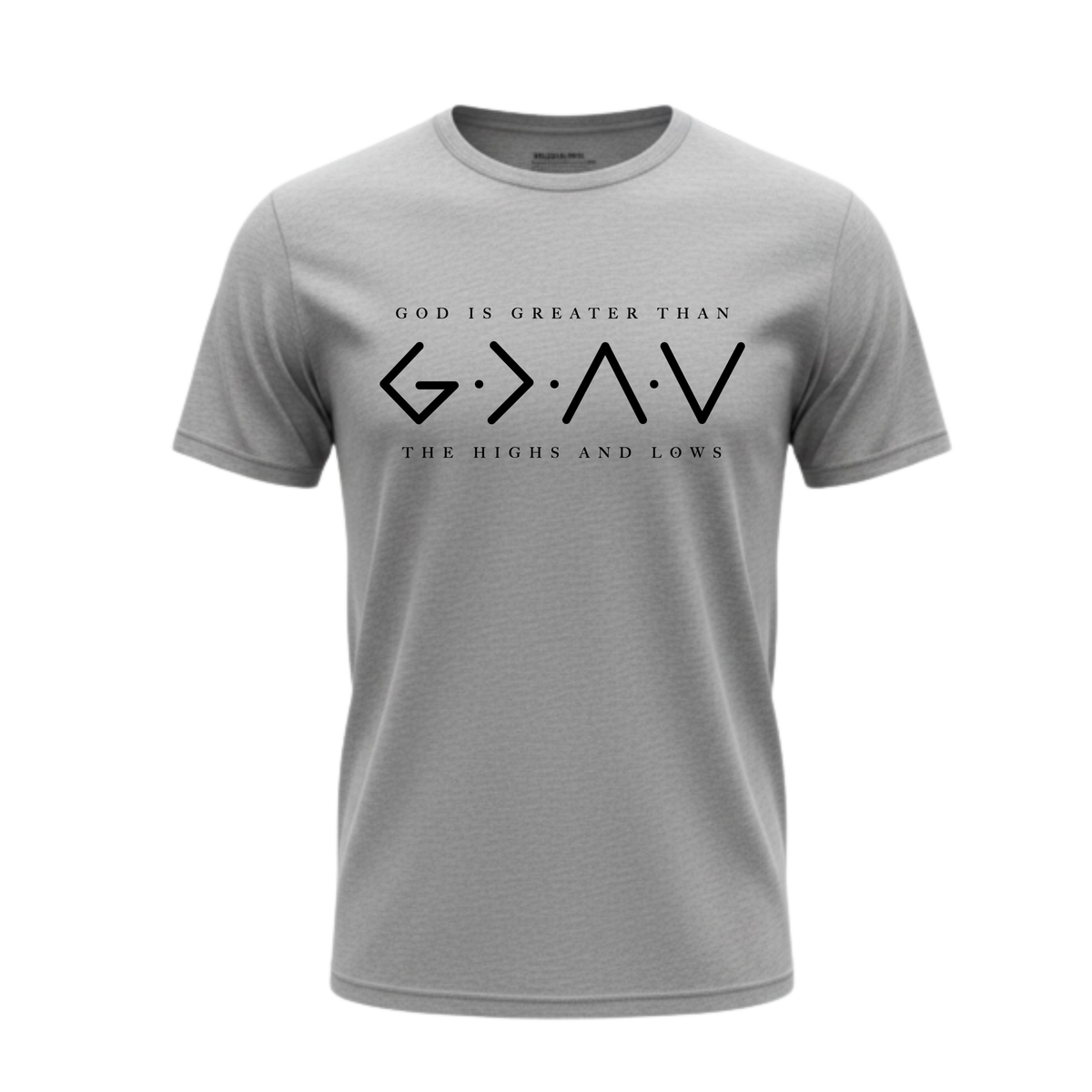 God is greater graphic T-shirt