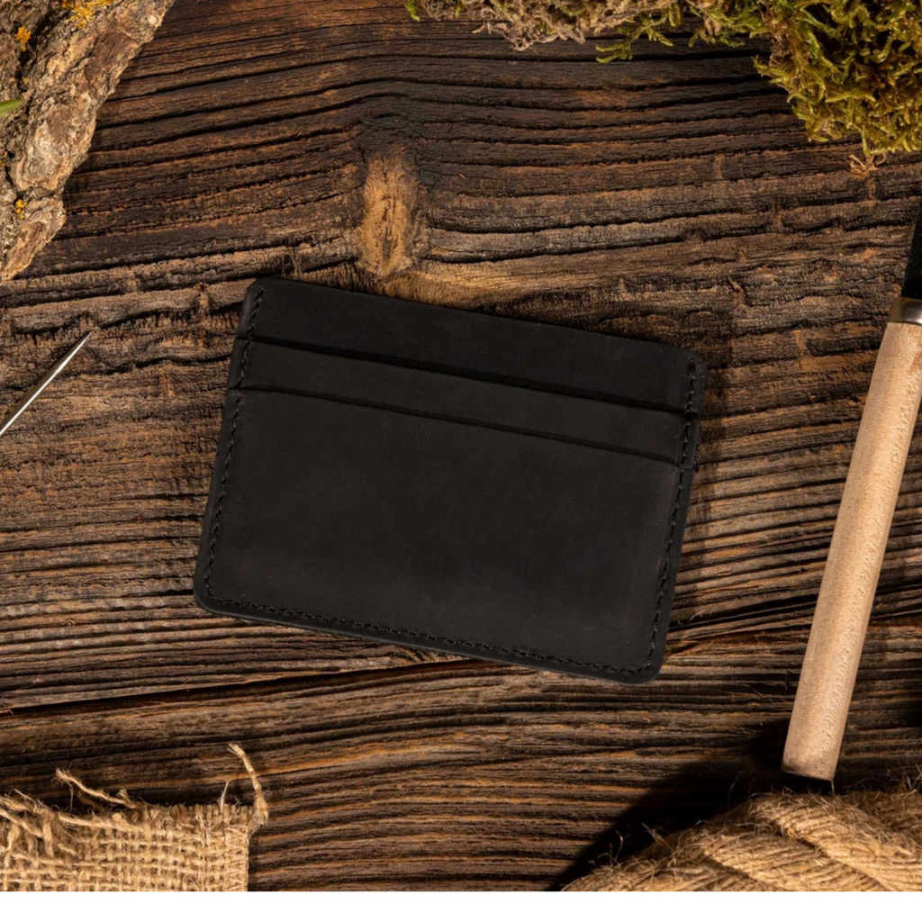 Leather Card Holder Wallet, Handmade Wallet For Men