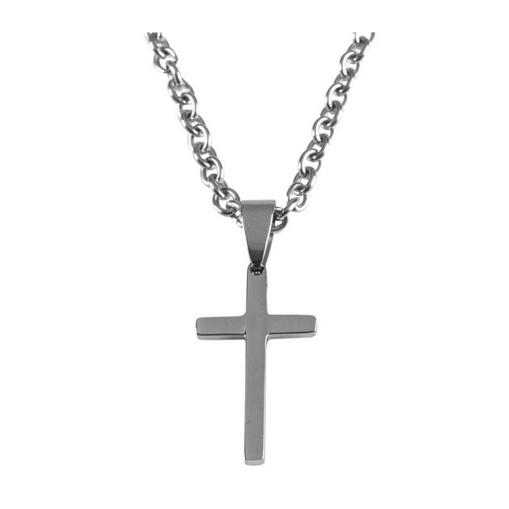 At the Cross Stainless Steel Necklace