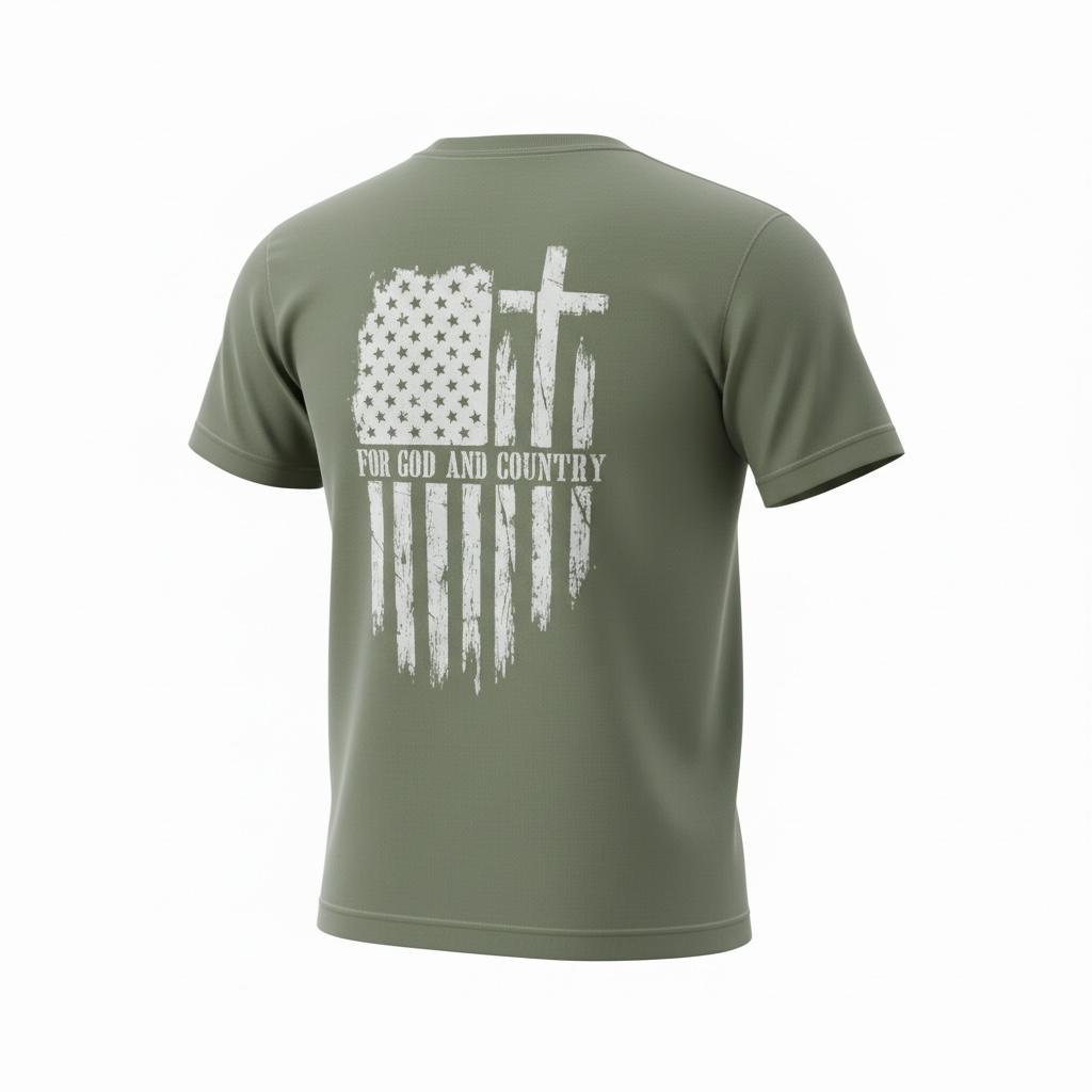 For God and Country graphic Tee