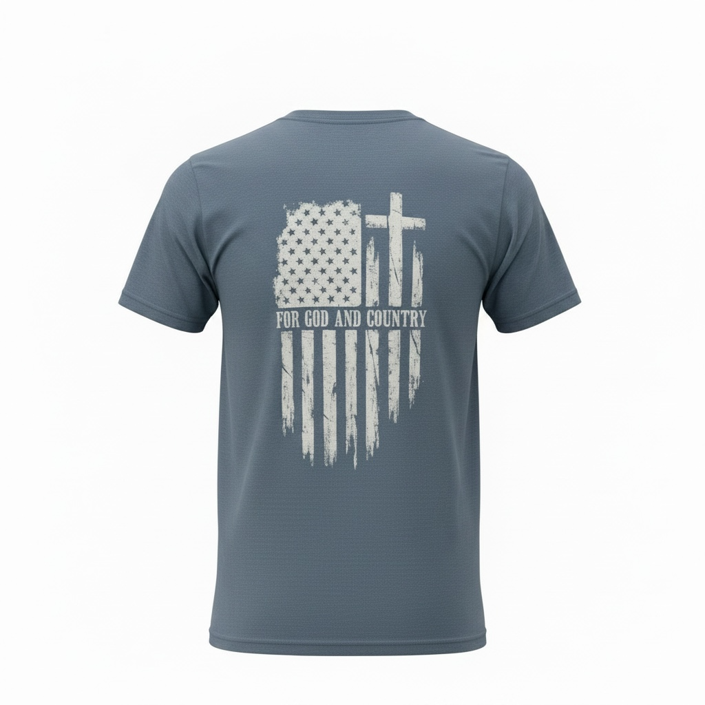 For God and Country graphic Tee