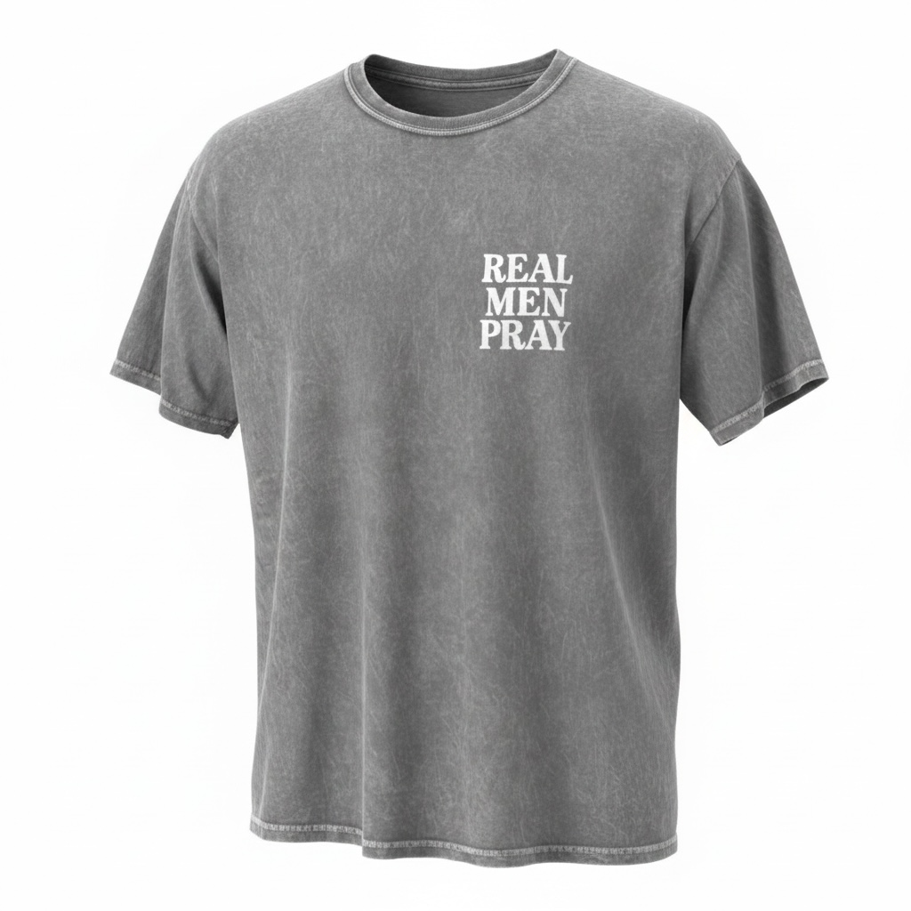 Real Men Pray graphic Tee