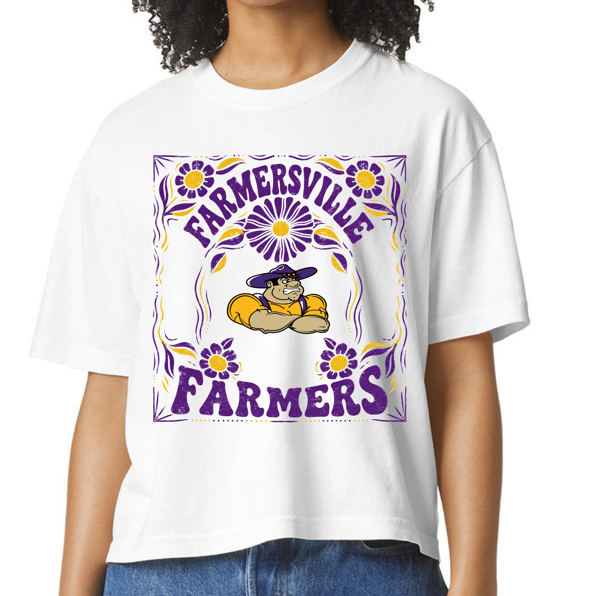 Flower Power Crop Tee