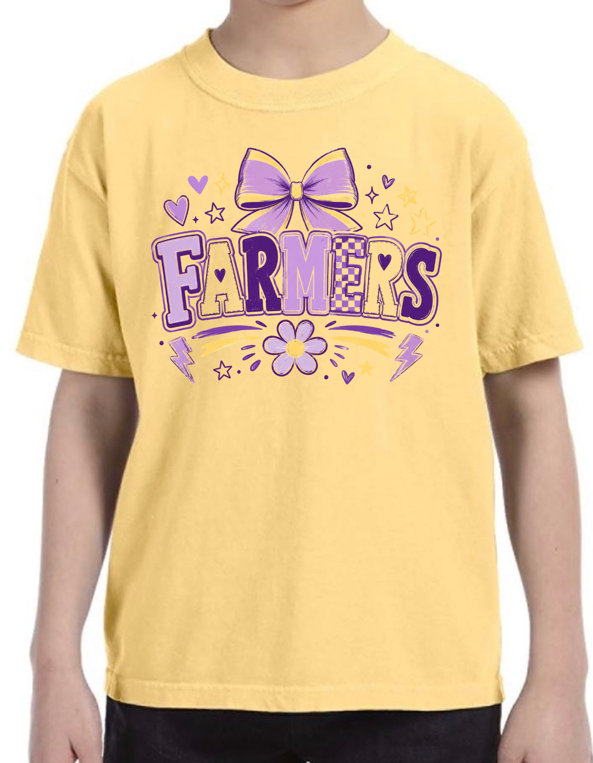 Youth Bow Farmers Tee