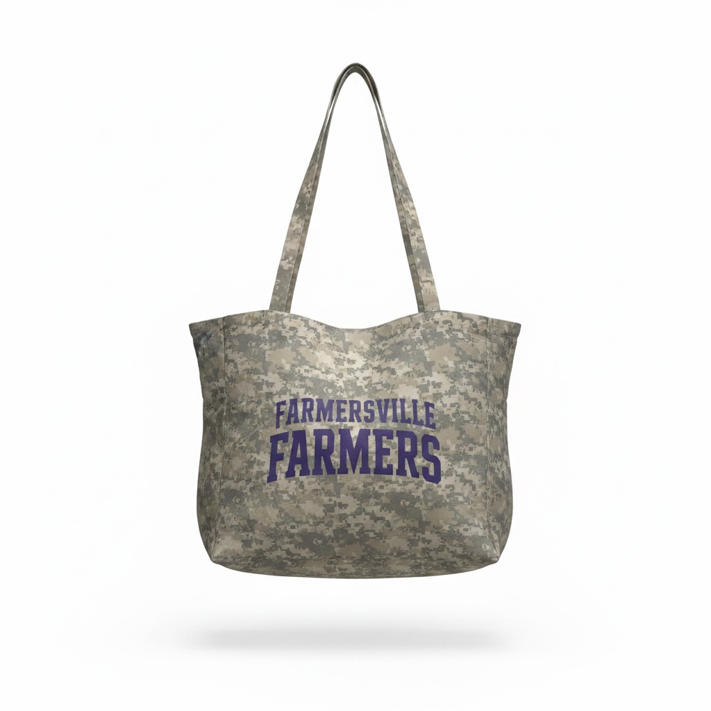 Farmersville Farmers Camo Tote