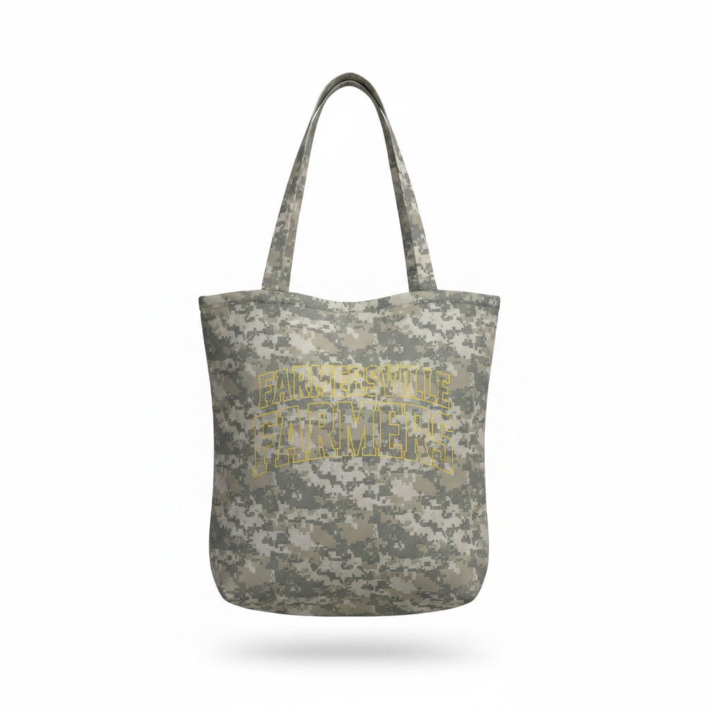 Farmersville Farmers Camo Tote