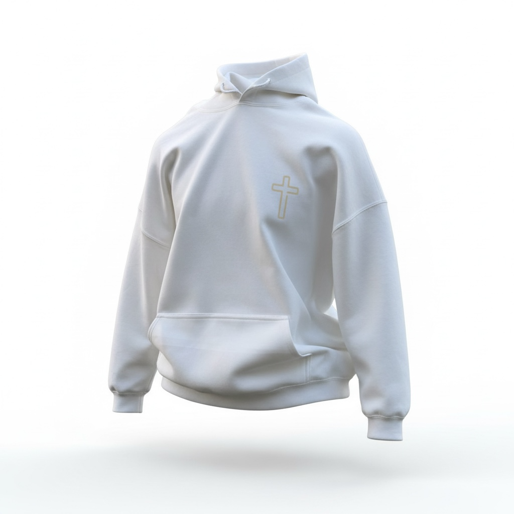 Faith Can Move Mountains hoodie alternate