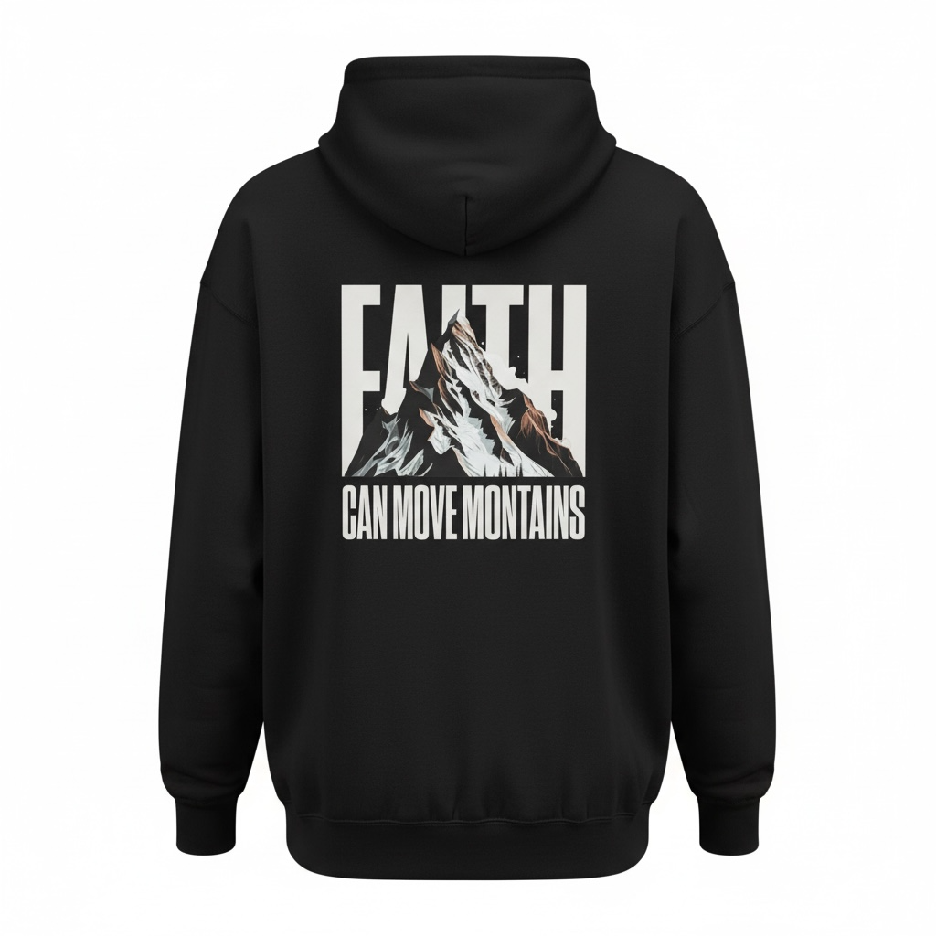 Faith Can Move Mountains hoodie additional view
